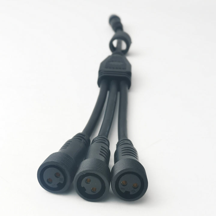 Medium Outdoor Standard 230v Fairy Lights Tree Kit | Black Cable | 80m