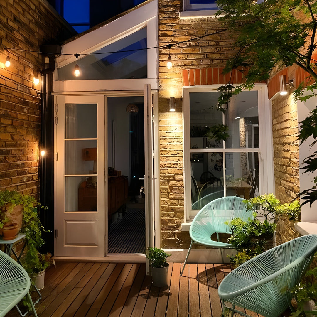 A60 Clear Bulb | 15m 15 Bulbs | Drop Hang Dimmable Festoon Lights