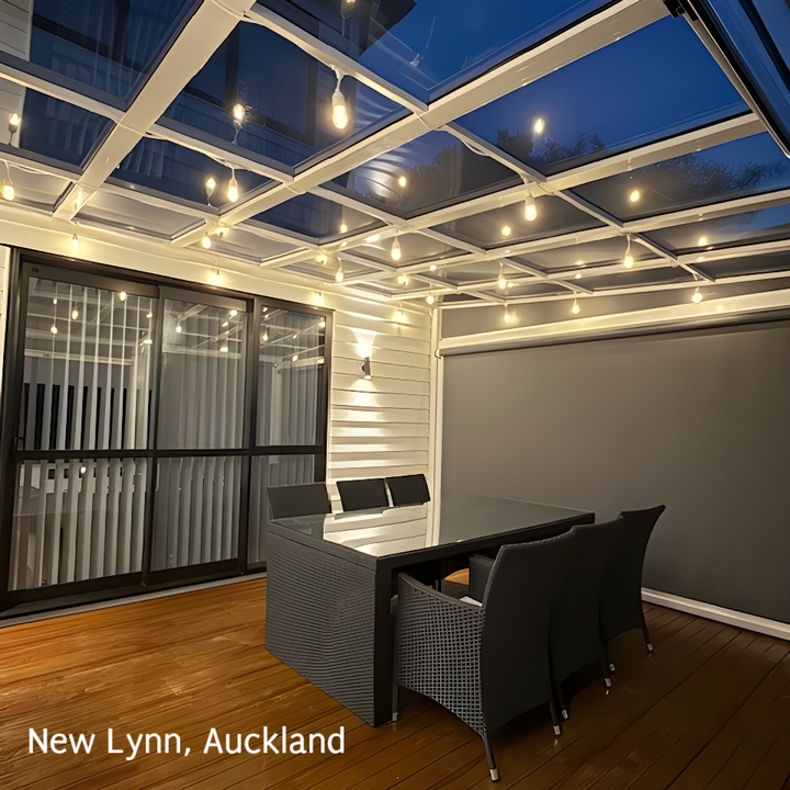 S14 Clear Bulb White Cable | 10m 10 Bulbs | Drop Hang Dimmable Festoon Lights