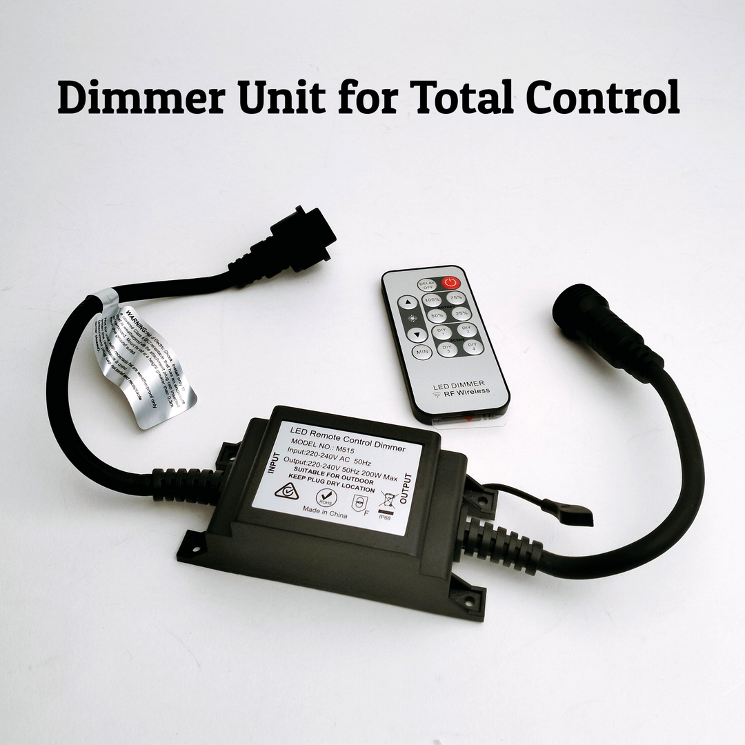 ST58 Amber Bulb | 10m 20 Bulbs | Flush Mount Dimmable Festoon Lights