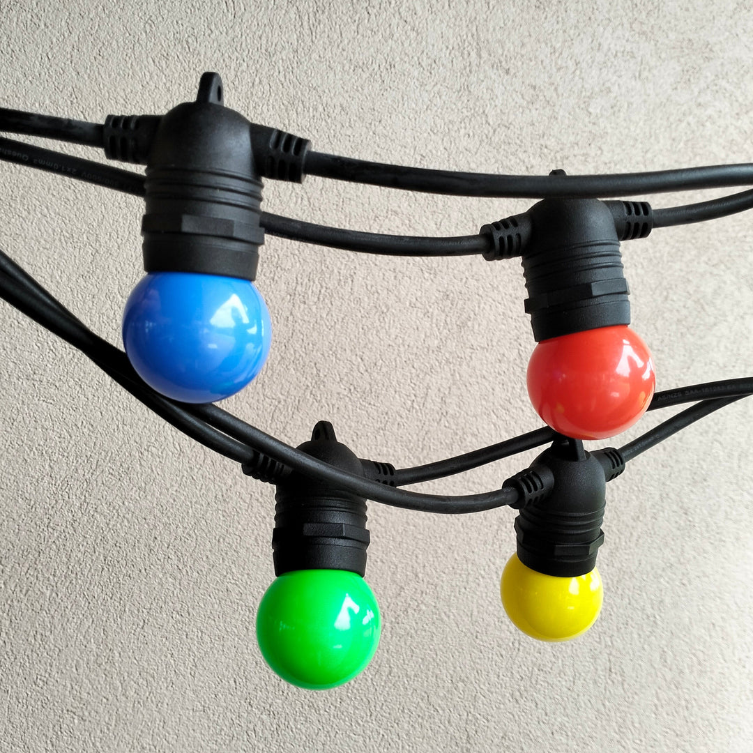 G45 Colour Bulb Connectable Festoon Lights from Love Your Lights