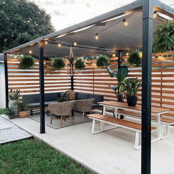 S14 Clear Bulb | 10m 20 Bulbs | Flush Mount Dimmable Festoon Lights