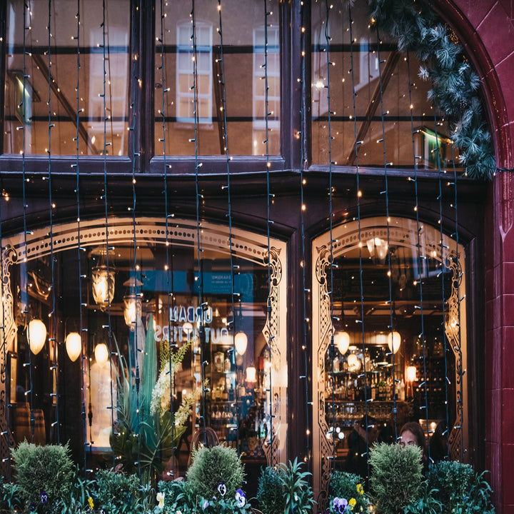 Outdoor Fairy Lights | 10m Black Rubber Cable Connectable | Pro Series