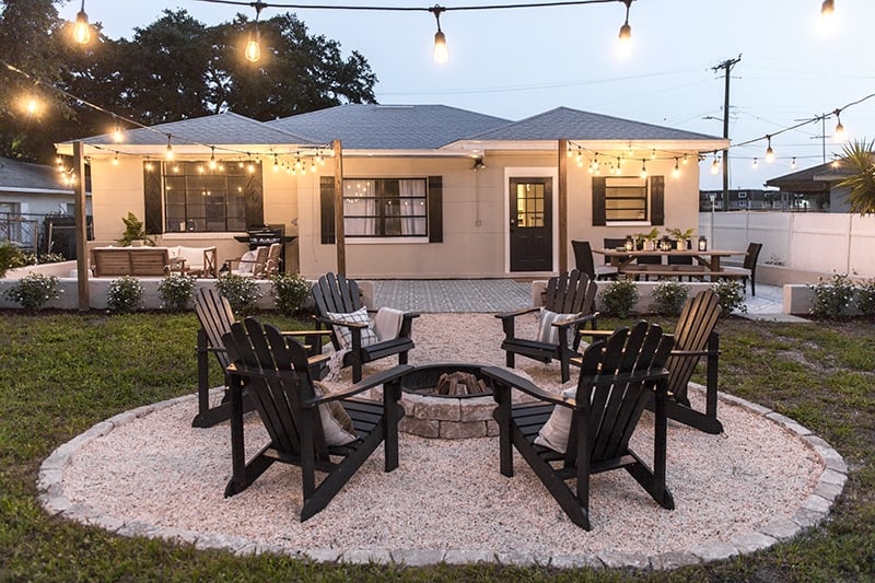 DIY Garden Makeover! How to Zone your Outdoor Space with Festoon Lighting.