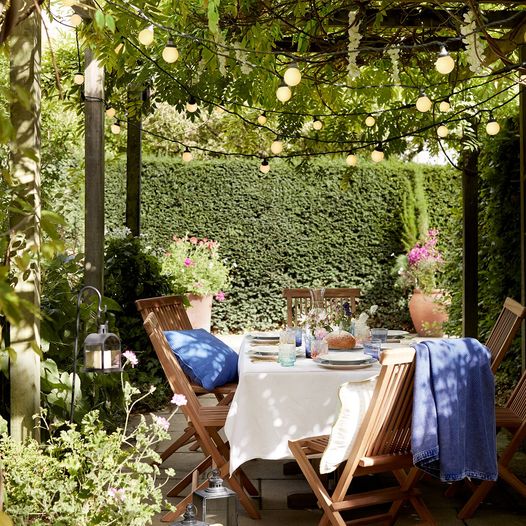 Best way to use festoons in your garden