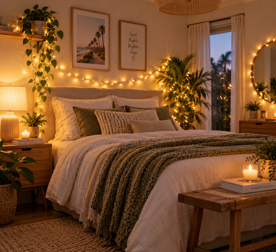 Bedroom Fairy Light Ideas to Create the Ultimate Cosy Retreat
