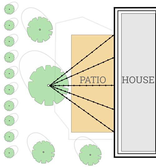 How to hang festoon lights