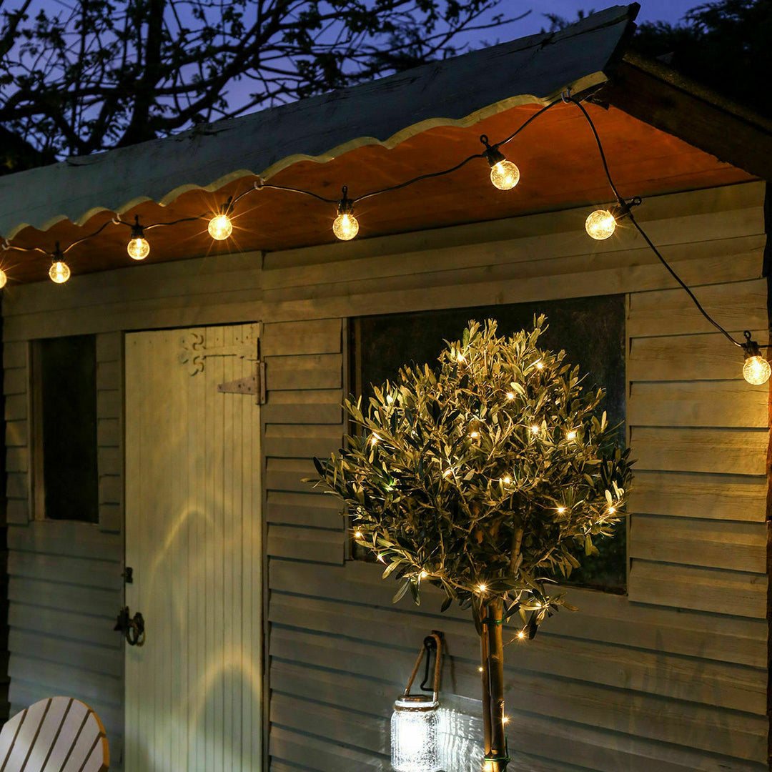 Solar Festoon Lights + Solar Seed Fairy Lights