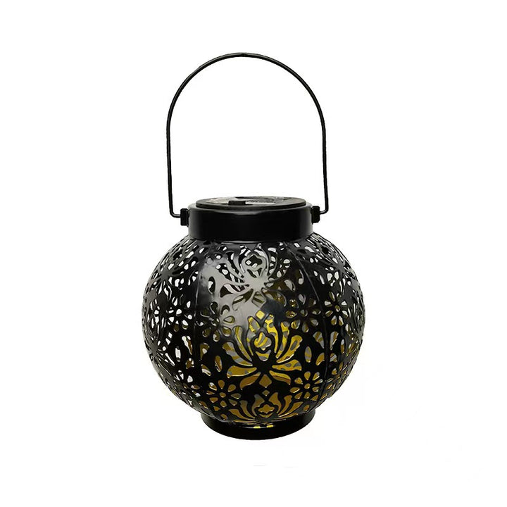 Flower Pattern Moroccan Solar Lantern