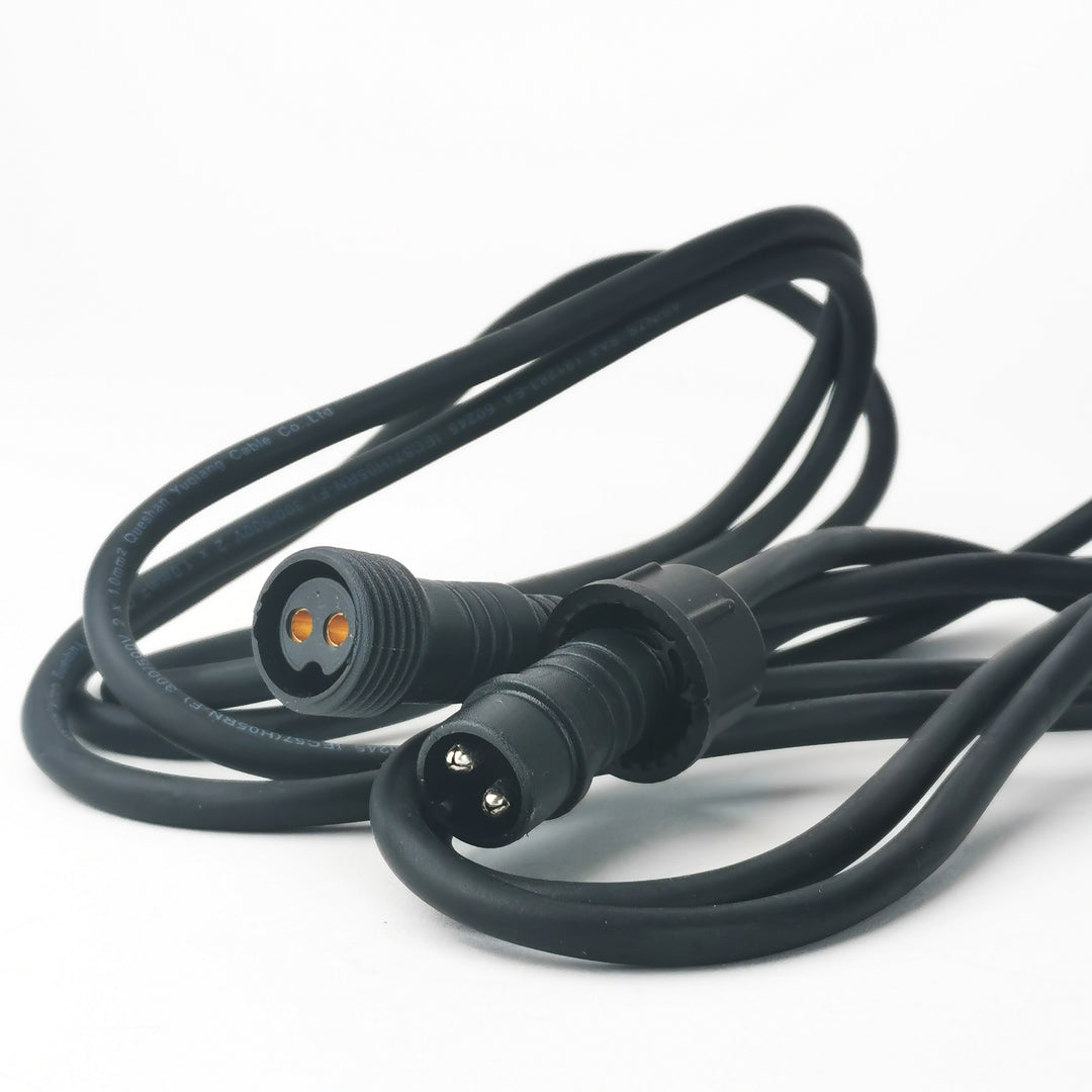 A19 Amber Bulbs | 10m 10 Bulbs | Flush Mount Dimmable Festoon Lights