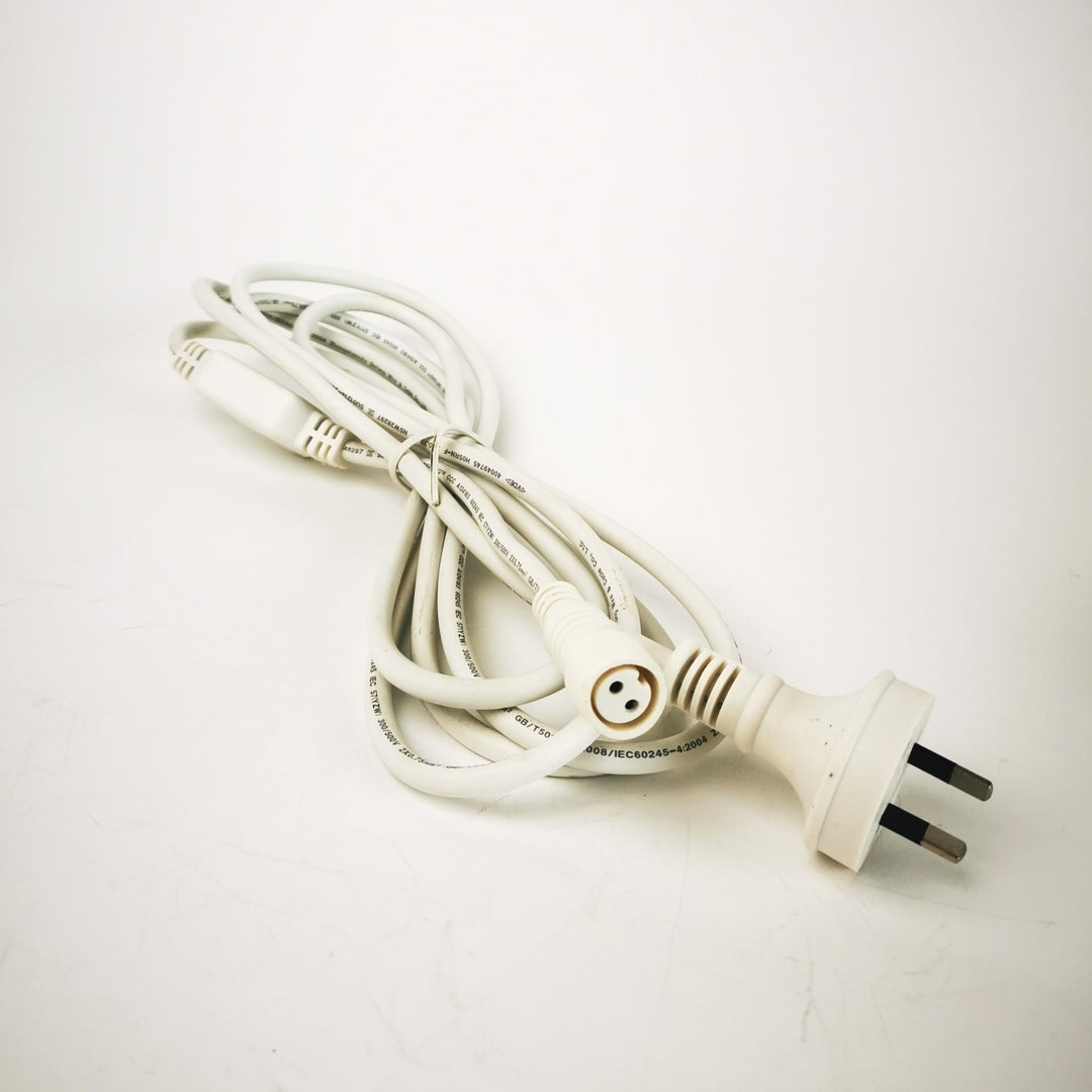 3m Fairy Light Power Cable | Rubber | White | Pro Series