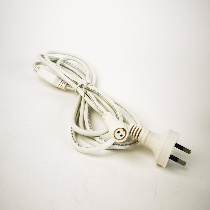 3m Fairy Light Power Cable | Rubber | White | Pro Series