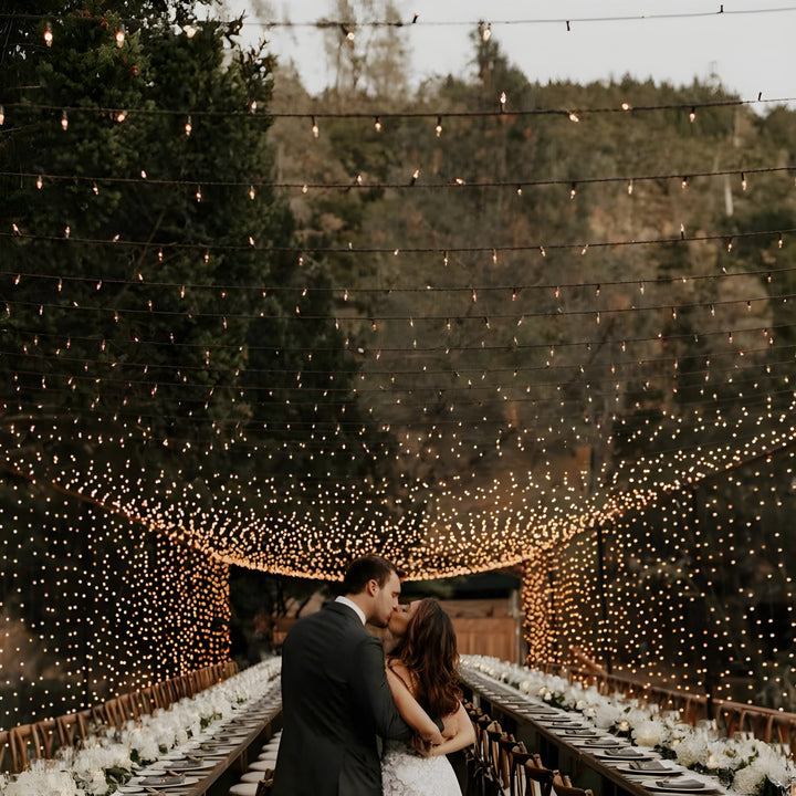 Pro Series | Low Voltage Outdoor Fairy Lights | Black Rubber Cable  | Connectable