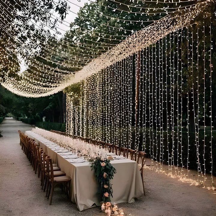 Pro Series | Low Voltage Outdoor Fairy Lights | White Rubber Cable | Connectable