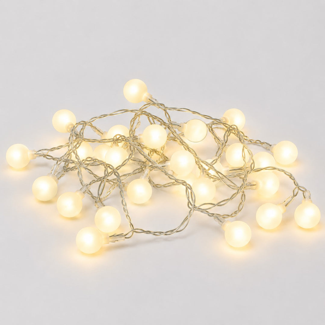 Globe Ball Fairy Lights | 40 LED Bulbs | Decorative Indoor