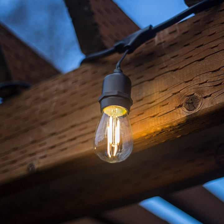 Festoon Lights | S14 Bulb | 10m Bulbs | Drop Hang | Connectable