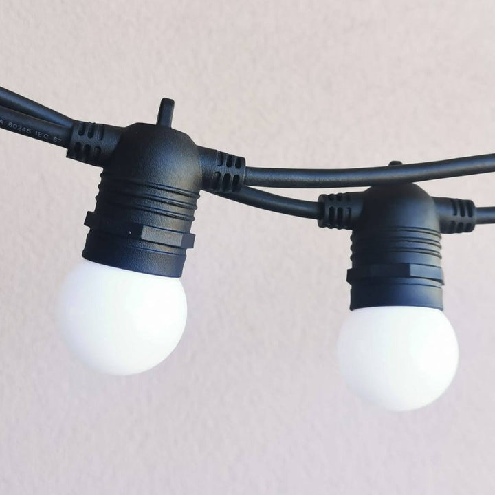 G45 Milky Bulb Festoon Lights