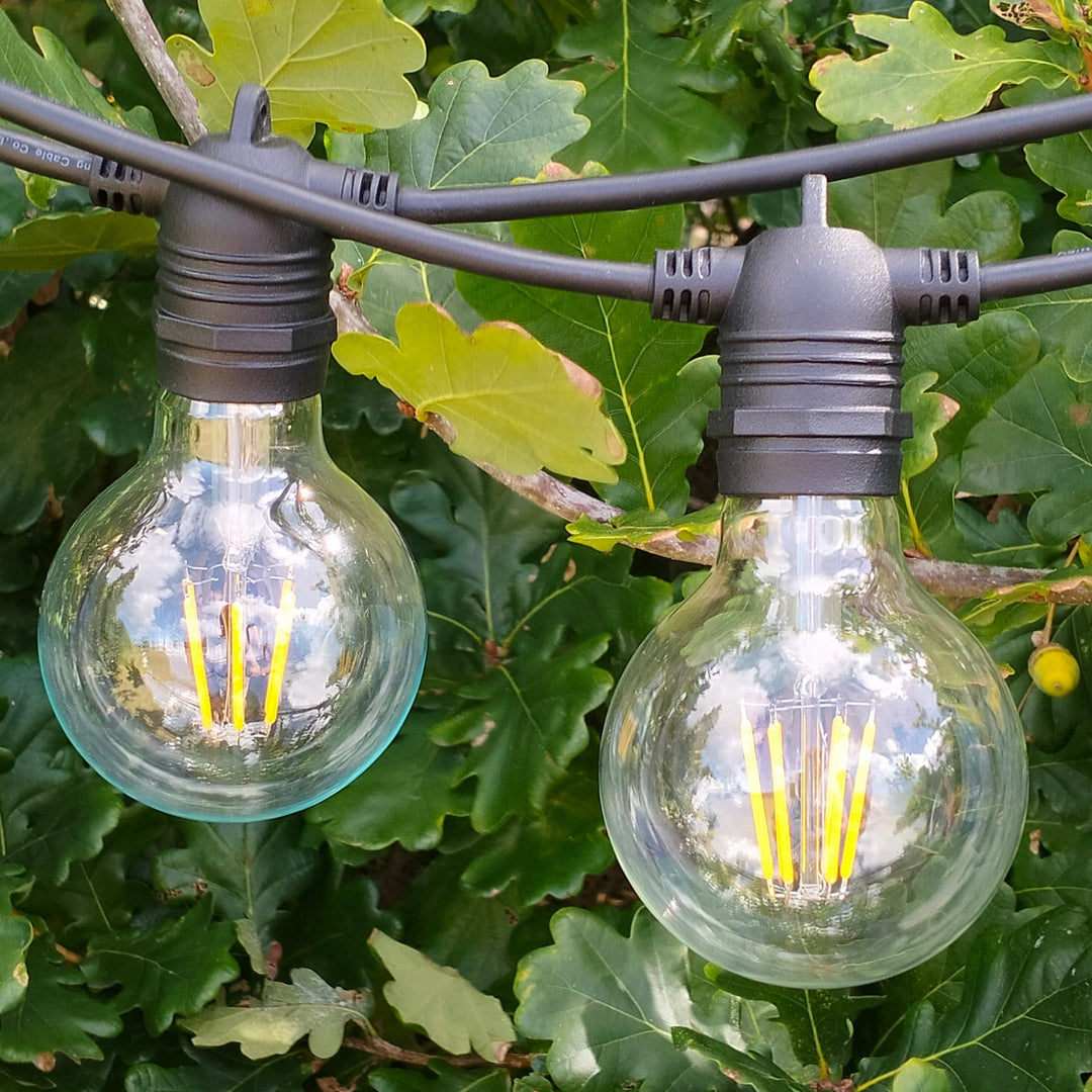 G80 Clear Flush Mount Festoon Lights from Love Your Lights