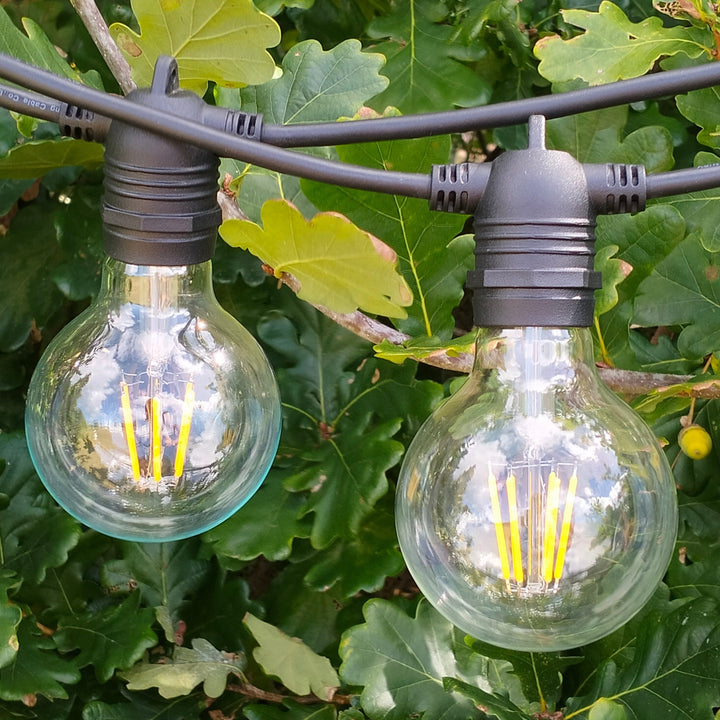 G80 Clear Flush Mount Festoon Lights from Love Your Lights