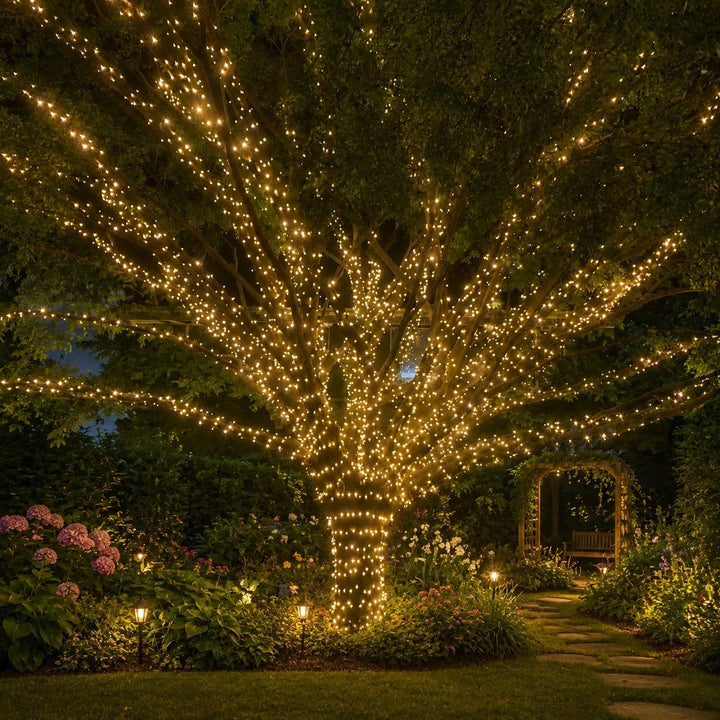 Pro Series | Outdoor Fairy Lights | Black Rubber Cable | Connectable