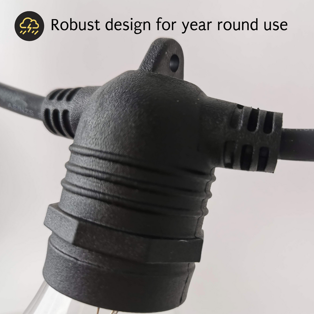 A19 Amber Tinted Festoons - Love Your Lights 