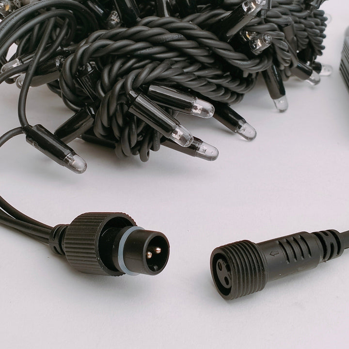Pro Series | Low Voltage Outdoor Fairy Lights | Black Rubber Cable  | Connectable