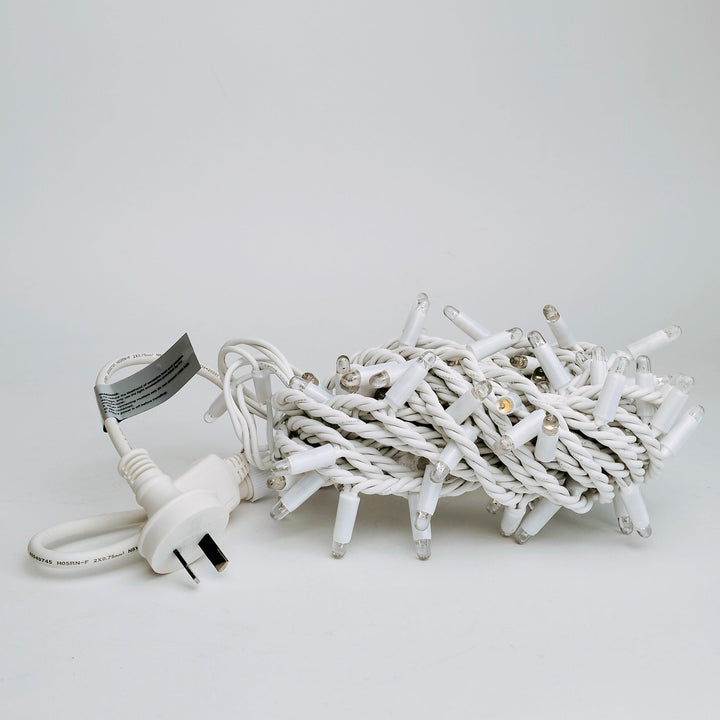 Pro Series | Outdoor Fairy Lights | White Rubber Cable | Connectable