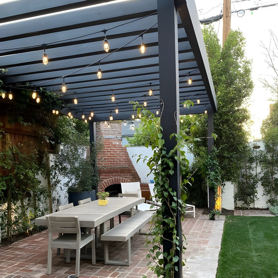 Festoon Lights | S14 Bulbs | 5m 10 Bulbs | Drop Hang | Connectable