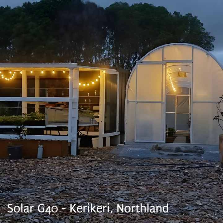 Solar G40 Clear Festoon Lights | 7.6m 25 Bulbs