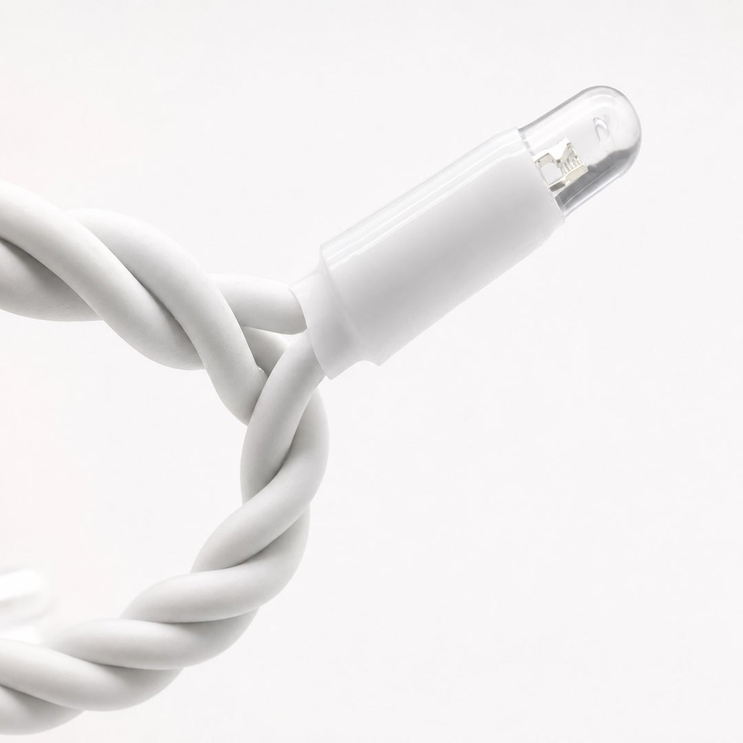 Pro Series | Outdoor Fairy Lights | White Rubber Cable | Connectable