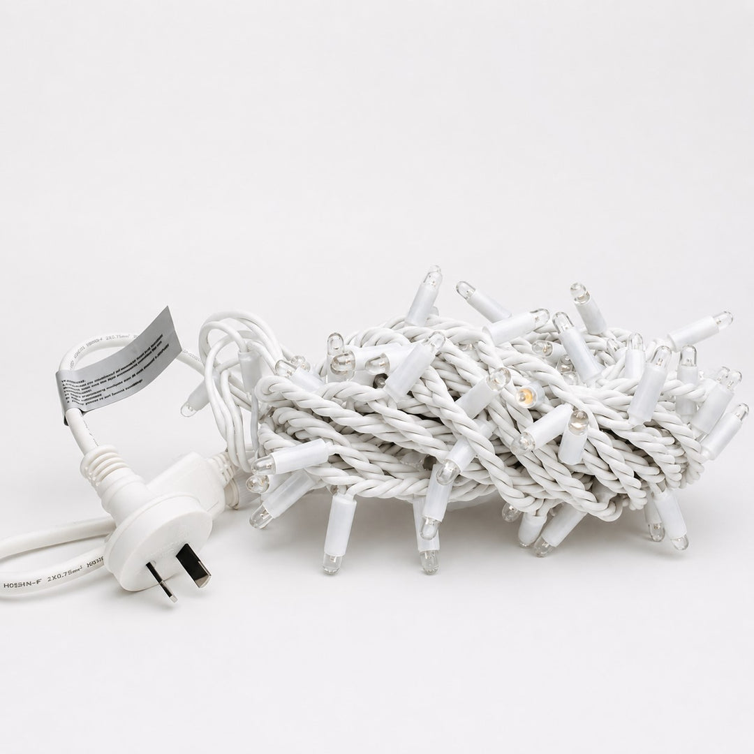 Pro Series | Outdoor Fairy Lights | White Rubber Cable | Connectable