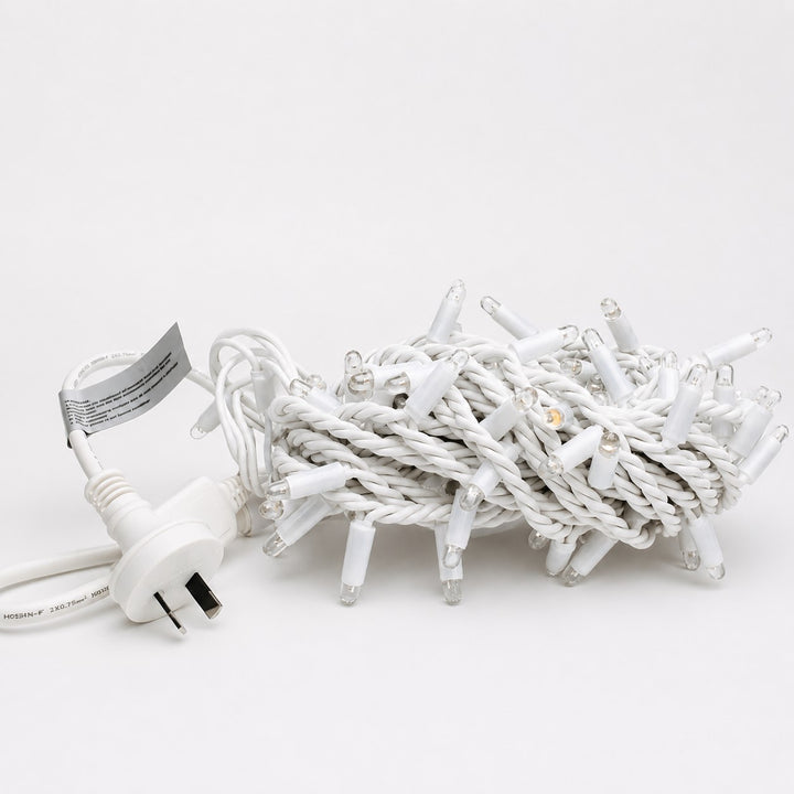Pro Series | Outdoor Fairy Lights | White Rubber Cable | Connectable