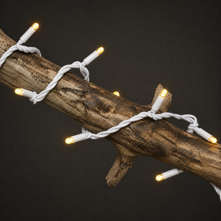 Pro Series | Outdoor Fairy Lights | White Rubber Cable | Connectable